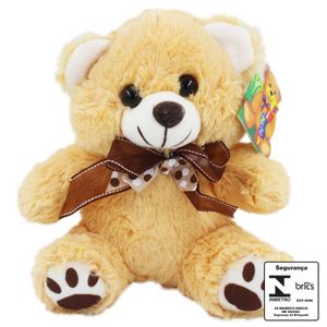 Urso de Pelúcia 20cm em Poliéster Fizzy