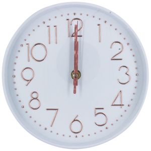 Relógio de Parede Decorativo 24cm em Plástico Interponte