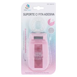Suporte C/ Fita Adesiva 10x9,5cm em Plástico Interponte
