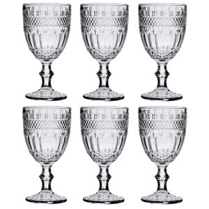 Jogo de Taças Imperial 6 Peças 360ml em Vidro Hauskraft