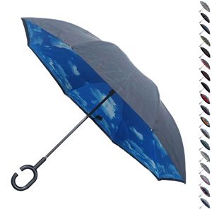 Guarda Chuva Invertido 120cm x 80k em Pongee Facinato