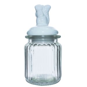 Pote C/ Tampa Hermética 250ml em Vidro Dynasty