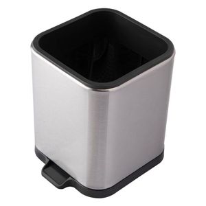 Porta Utensílios 12,5x10cm em Aço Inox e Plástico Clink