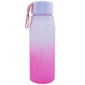 Garrafa Degrade C/ Alça 600ml em Plástico Golden Rio