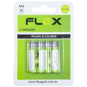 Jogo de Pilhas AAA Alcalina 4 Peças X-Cell