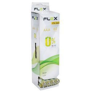 Jogo de Pilhas AAA 1,5V 60 Peças X-Cell