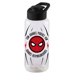 Garrafa Squeeze Spider- Man 1000ml em Plástico Plasduran
