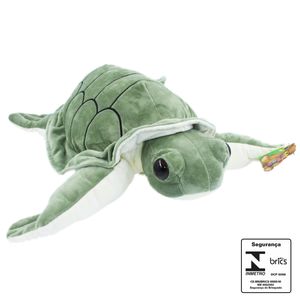 Tartaruga de Pelúcia 33cm em Poliéster Fizzy