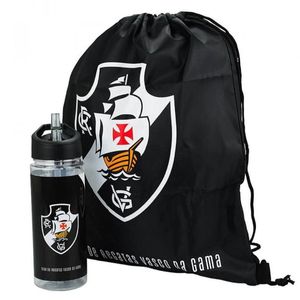 Kit Garrafa Vasco 450ml +Mochila Saco Mileno