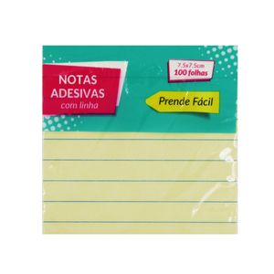 Bloco Auto Adesivo C/ Linhas 100 Folhas Imporiente