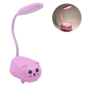 Luminária de Mesa Infantil Bichinhos 16,5x8cm em Plástico Interponte