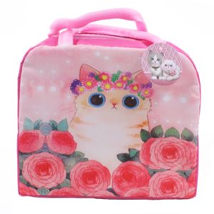 Bolsa Térmica Gatinhos C/ Alça 22x18,5cm em Poliéster Interponte