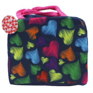 Bolsa Térmica Coração C/ Alça 22x18,5cm em Poliéster Interponte