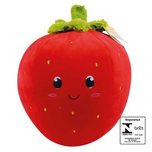 Frutas De Pelúcia 34cm em Poliéster Fizzy
