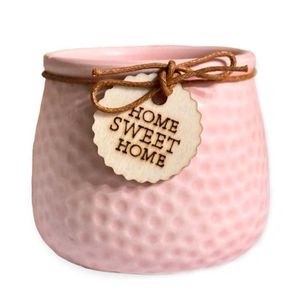 Vaso Home Sweet Decorativo 8x7cm em Cerâmica Chinatown