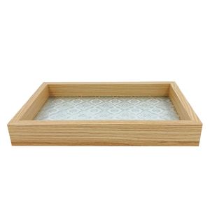 Bandeja Decorativa 26,5x16,5cm em Madeira FWB