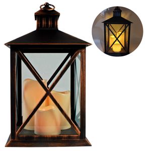 Lanterna Decorativa Led 44cm em Plástico Brascontinental