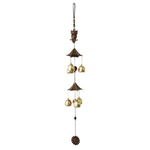 Sino dos  Ventos Decorativo 62cm em Metal Livon
