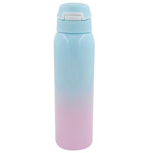 Garrafa Degradê C/ Alça 500ml em Aço Inox Golden Rio