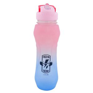 Garrafa Degradê C/ Alça 800ml em Plástico Weeze