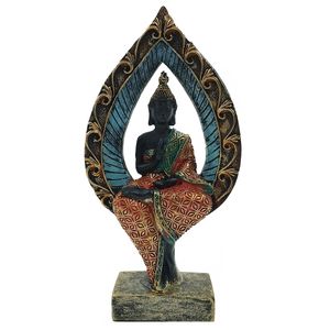 Buda Decorativo 20,5x10cm em Resina Youbai