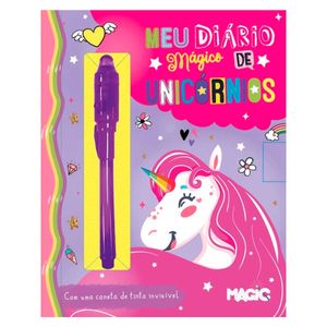 Diário Mágico Unicórnio C/ Cadeado em Papel Magic Kids