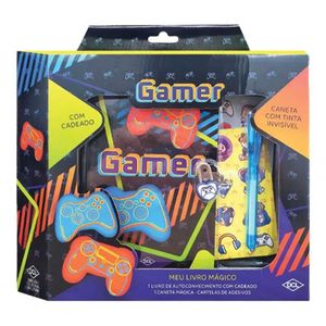 Diário Mágico Gamer C/ Cadeado em Papel DCL Editora