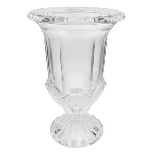 Vaso Atenas Decorativo 29,5x20cm em Vidro Tecnoserv