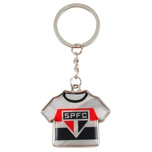 Chaveiro Camisa São Paulo FC 9,5cm em Metal Mileno