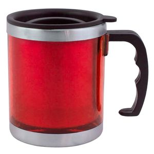 Caneca Térmica C/ Tampa 450ml em Aço Inox Top Útil