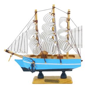 Barco Decorativo 20cm em Madeira Livon
