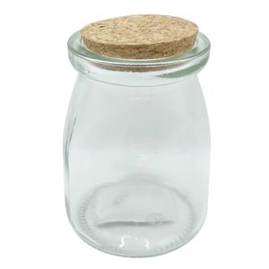 Mini Pote C/ Tampa Rolha 120ml Em Vidro Livon