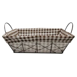 Cesta Decorativa 29x19cm em Tecido Livon