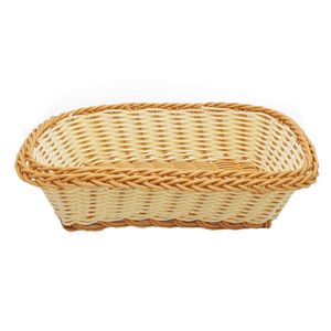 Cesta Trançada 28x20cm em Plástico Livon