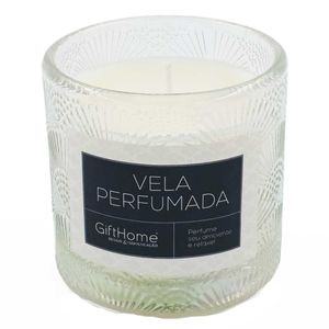 Vela Decorativa Aromática 7x7cm Em Vidro Gifthome