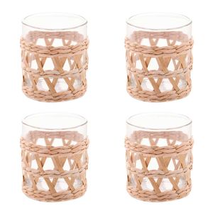 Jogo de Copos Sisal 4 Peças 320ml em Vidro Wolff