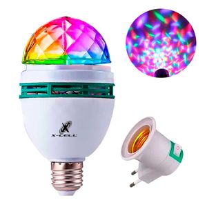 Lâmpada Giratória Globo Led 12cm em Acrílico X-Cell