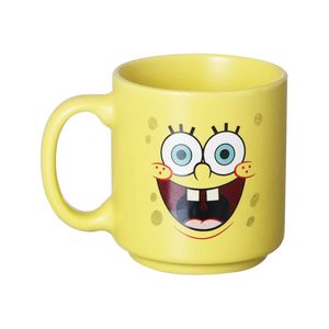Mini Caneca Bob Esponja 100ml em Cerâmica Zona Criativa