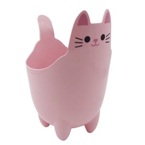 Porta Objetos Gatinho 17,6x14cm em Plástico Interponte