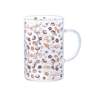 Caneca Coffee 280ml em Vidro Lyor