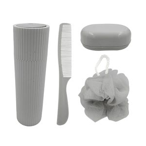 Kit Nécessaire 5 Peças em Plástico Casita