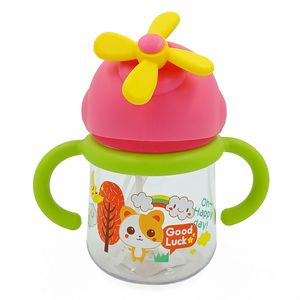 Copo Infantil C/ Canudo 14x8cm em Plástico Top Rio