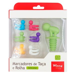 Marcadores de Taça 7 Peças em Plástico Wincy