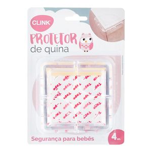 Protetor de Quina 4 Peças 4,5cm em Silicone Clink