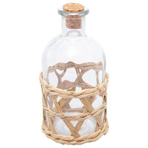Garrafa C/ Fibra 180ml em Vidro Wolff