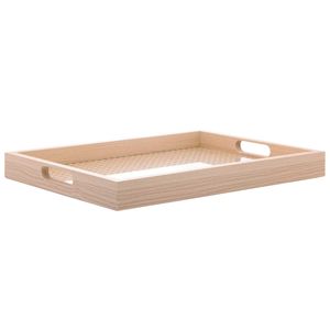 Bandeja Retangular C/ Treliça 40x30cm em MDF Lyor