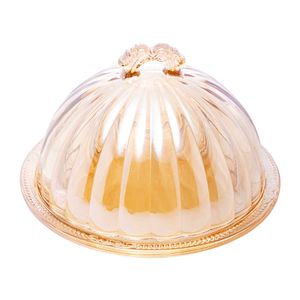 Queijeira C/ Tampa Imperial 20,5x12,5cm em Cristal Lyor