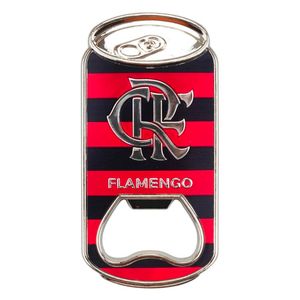 Abridor de Garrafa Flamengo 8,5x4cm em Metal Mileno
