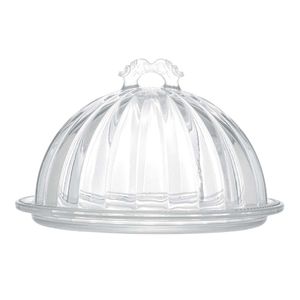 Queijeira C/ Tampa 20,5cm em Cristal Lyor