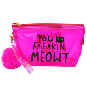 Nécessaire Gato C/ Alça 13x23cm em PVC Rubys
